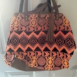 Bright and colorful tote!